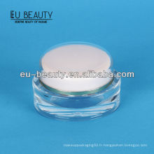 Acrylique Emballage cosmétique en plastique vide jar 15g